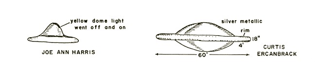 Observation d'ovni de harris et ercanbrack