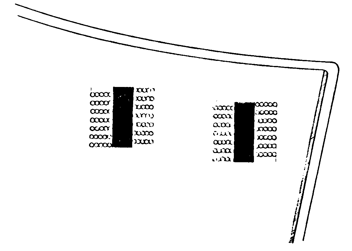 Figure 4 : Les 'vaisseaux spatiaux' tels que vus à travers la vitre du cockpit