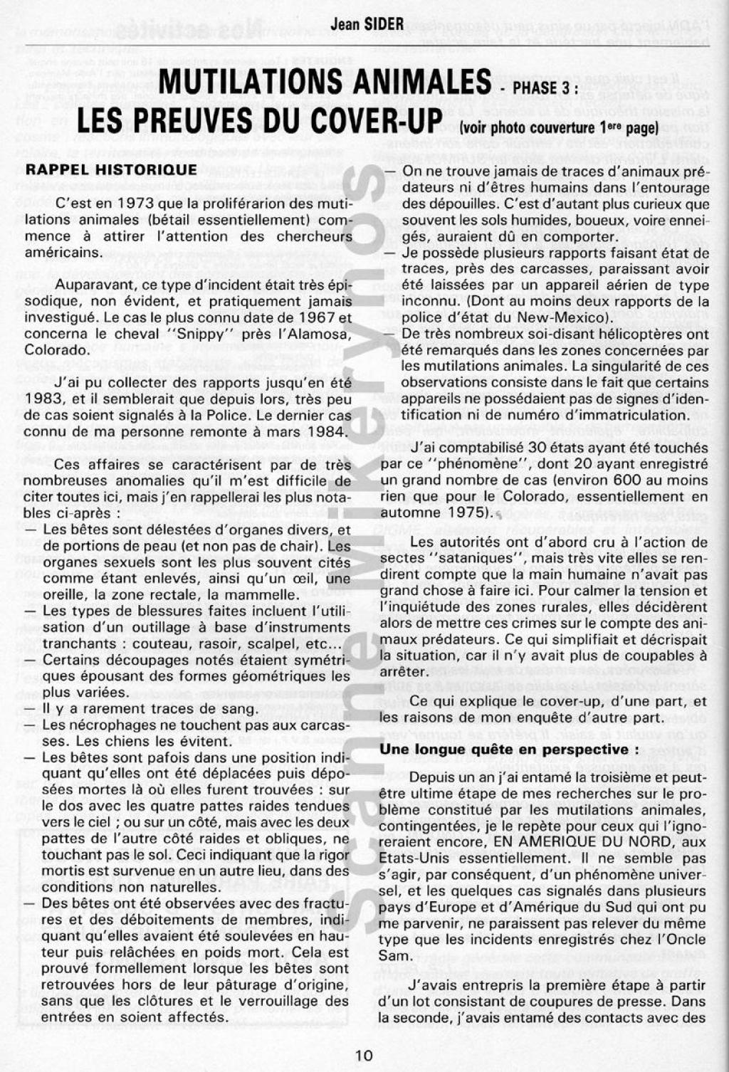 L'article en page 10